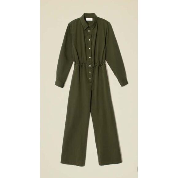 XIRENA OLIVE GREEN KELLEN JUMPSUIT - SEQUOIA SMALL - Picture 2 of 14